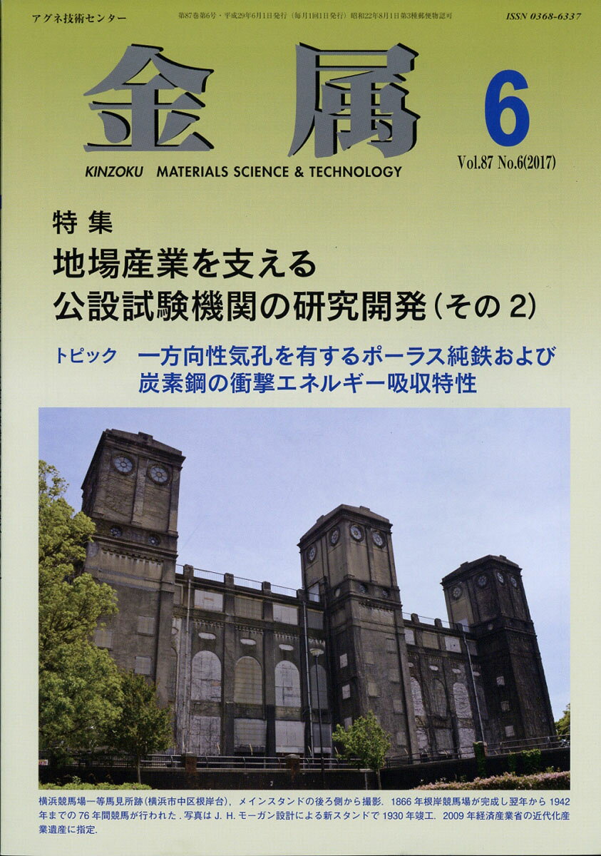金属 2017年 06月号 [雑誌]