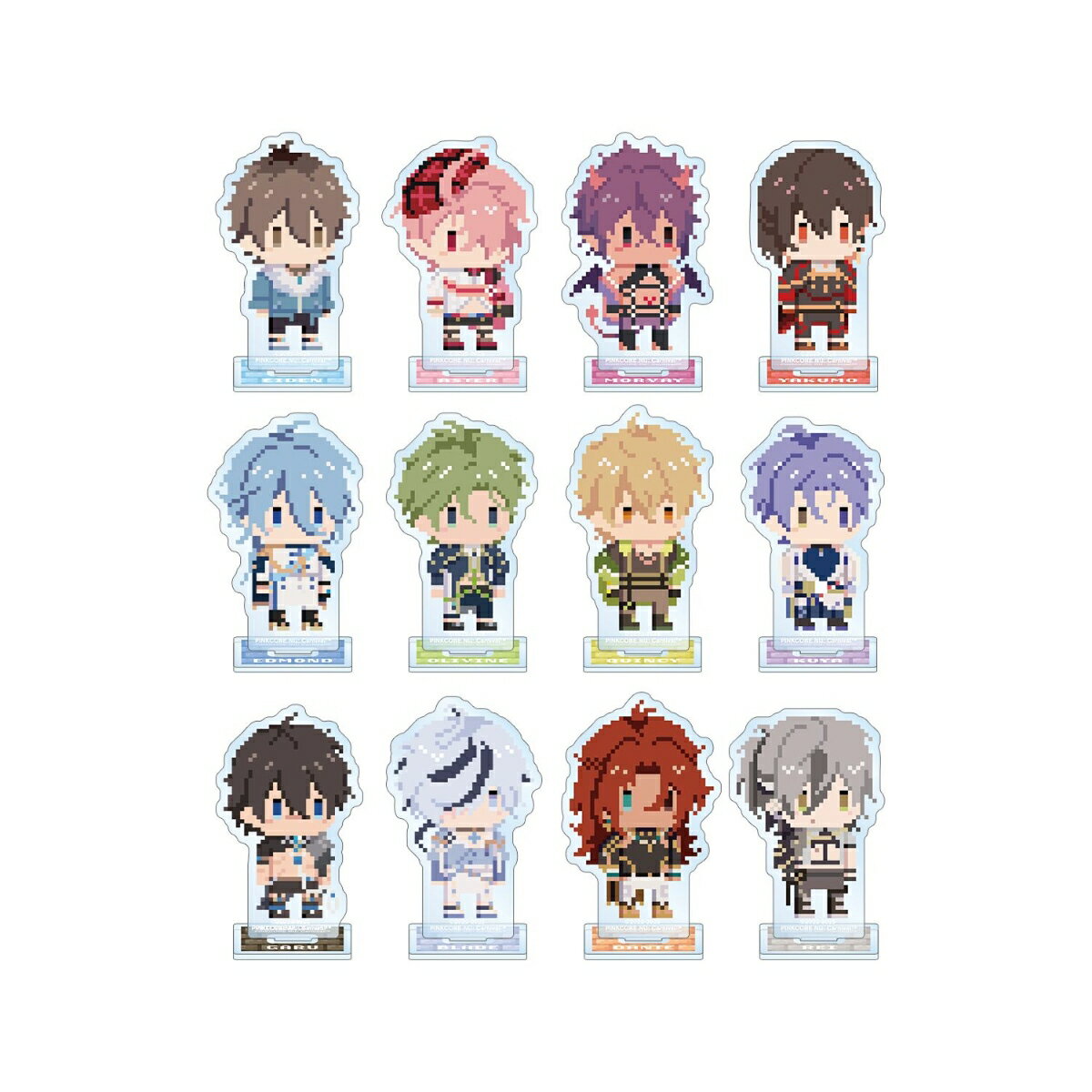 NU: カーニバルトレーディングドット絵アクリルスタンド(BOX＝12個)