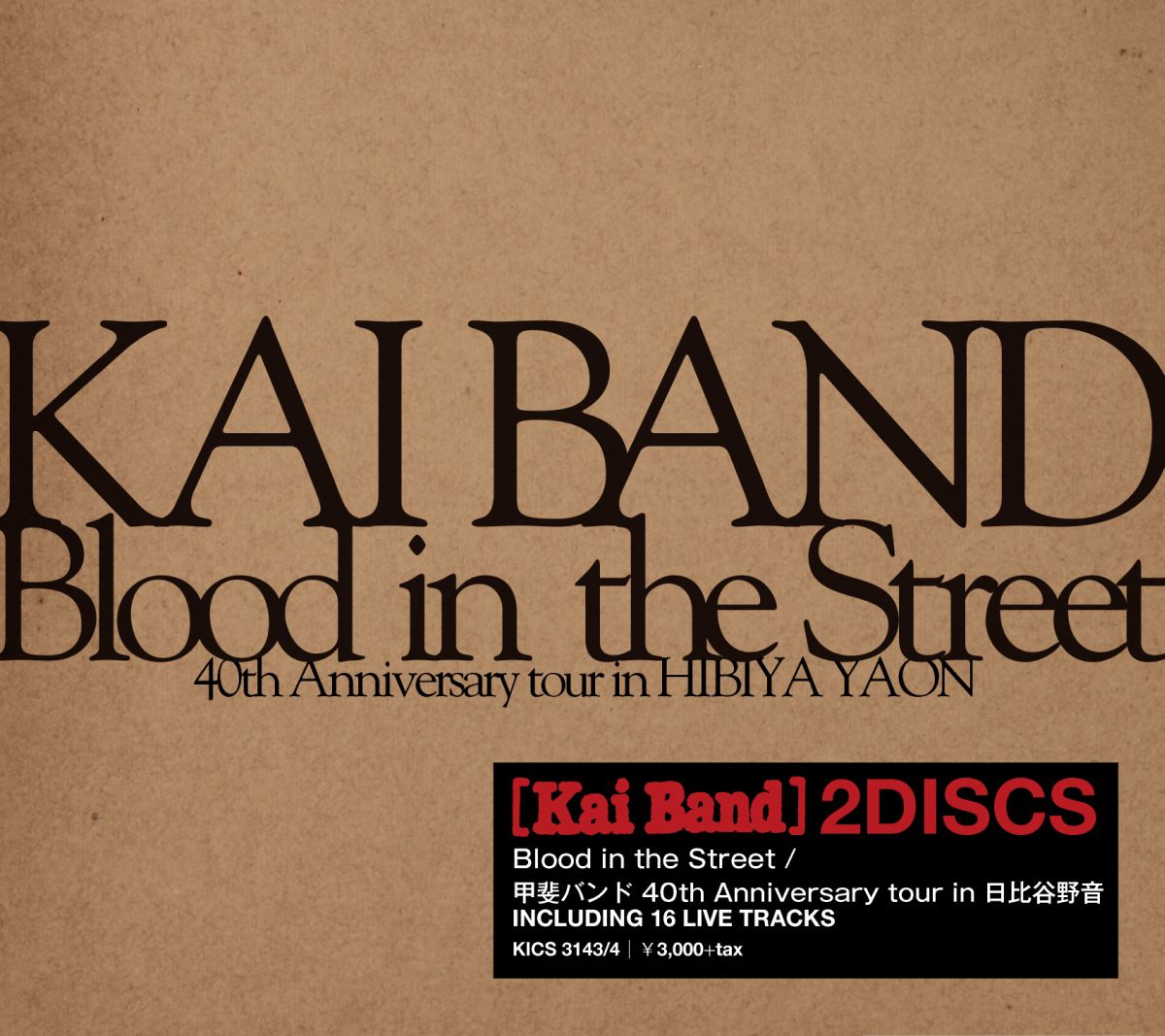 Blood in the Street/甲斐バンド 40th Anniversary tour in 日比谷野音 [ 甲斐バンド ]