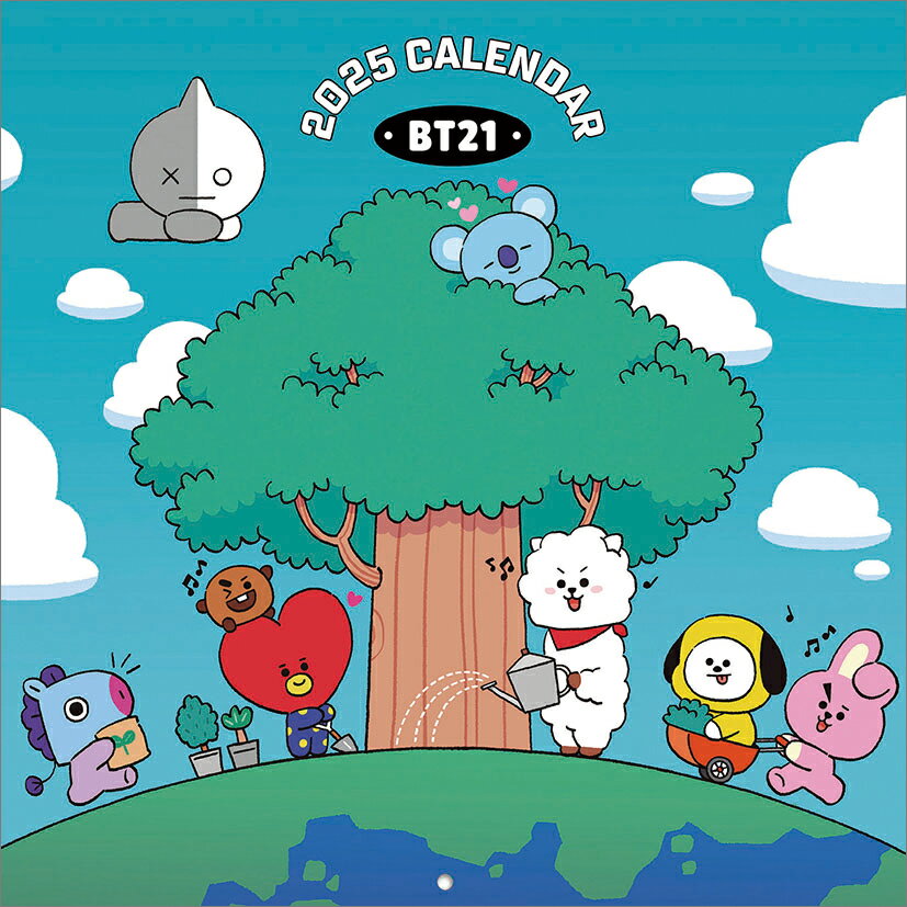 BT21（輸入版）（2025年1月始まりカレンダー）