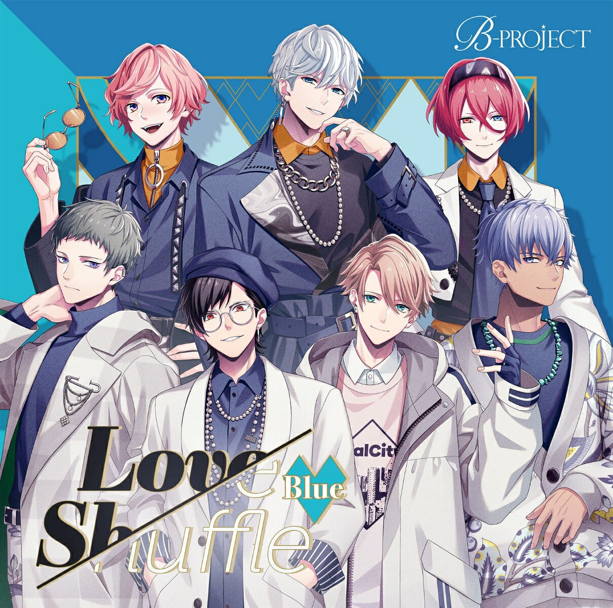 Love Shuffle Blue (限定盤 CD＋チェキ風ブロマイド+ブックレット)(ポストカード ver.) [ B-PROJECT ]