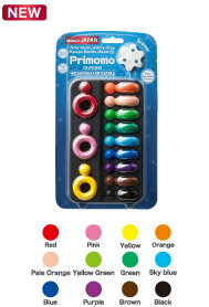 プリモモくれよん　パールリング12色ブリスター