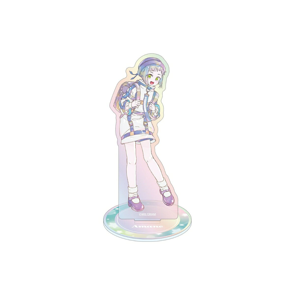 サイズ：（約）10.6×4.3cm
台座：（約）直径5.5cm
厚み：3mm