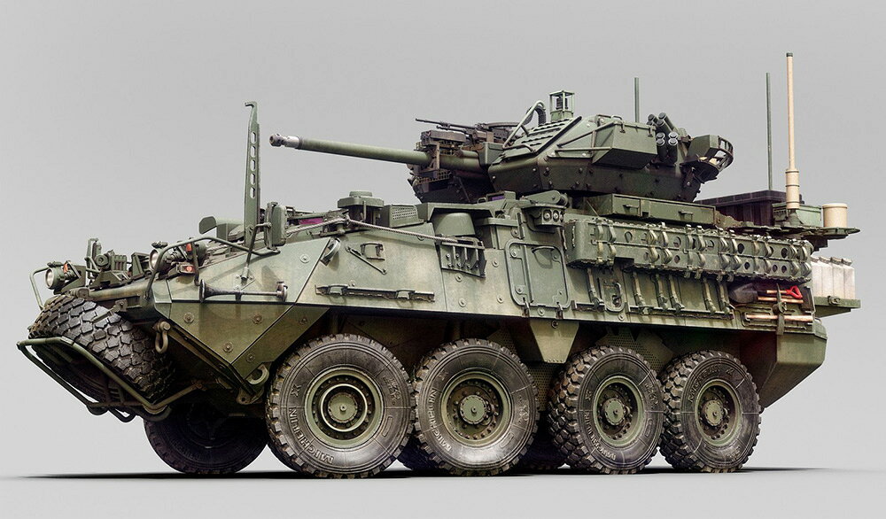 楽天ブックスの1/35 ストライカーM1296 ICV-ドラグーン w/ ESA MWOアップグレード 【ZM35046】 (プラモデル)｜アングル2
