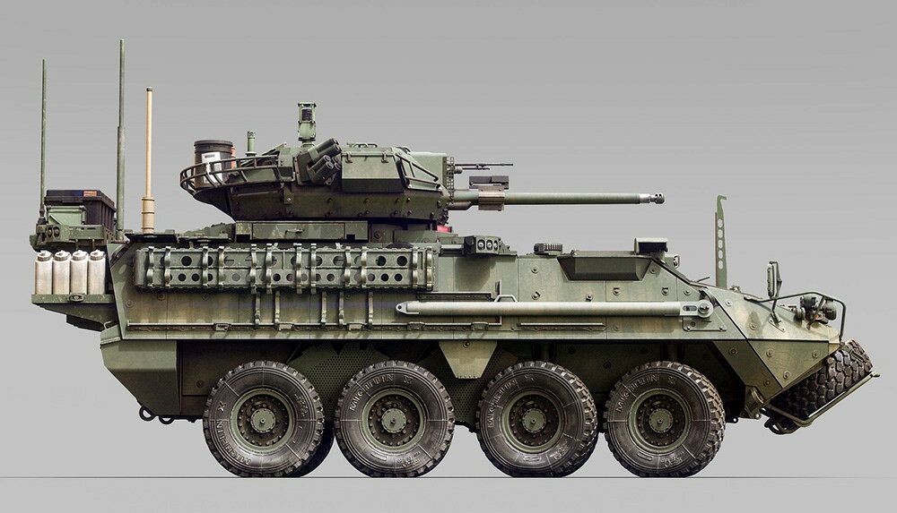 楽天ブックスの1/35 ストライカーM1296 ICV-ドラグーン w/ ESA MWOアップグレード 【ZM35046】 (プラモデル)｜アングル3