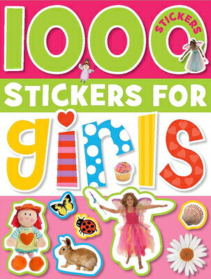 1000 Sticker Books is a new series of action-packed sticker activity books that mixphotographic images with beautiful illustrations. "1000 Stickers for Girls" includes all things cute and sparkly, with stickeractivities looking at beautiful fairies, princesses, mermaids, cuteanimals, garden flowers and creatures! This book contains over 1,000stickers and a variety of fun sticker activities.