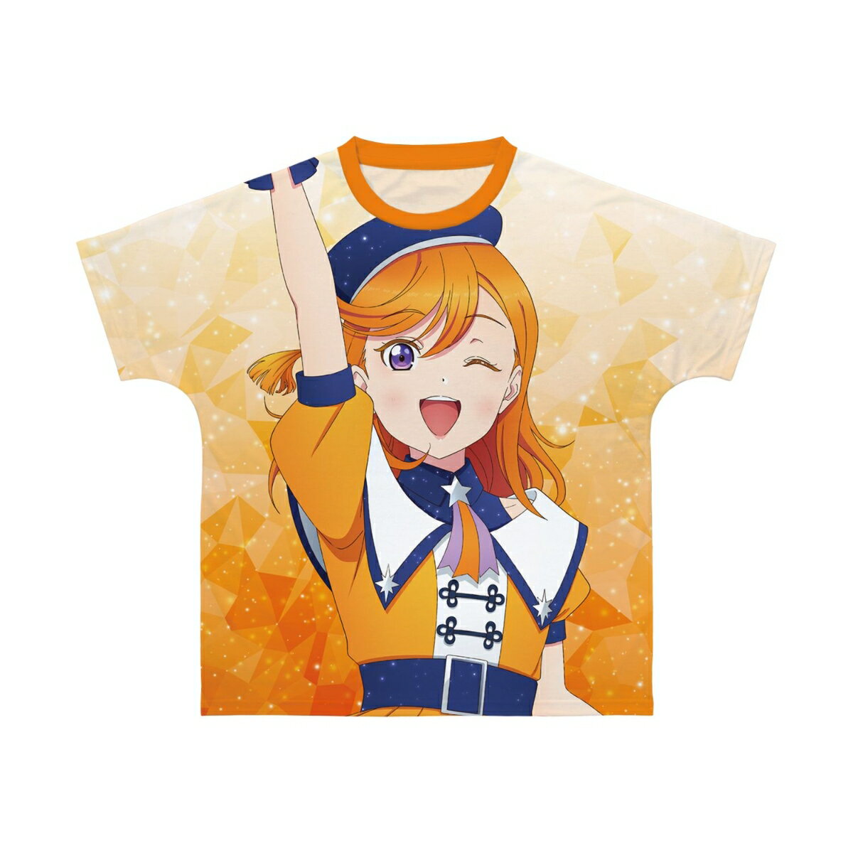 ラブライブ！スーパースター!!描き下ろし 澁谷かのん スーパースター!!ver. フルグラフィックTシャツユニセックス(サイズ/XS)