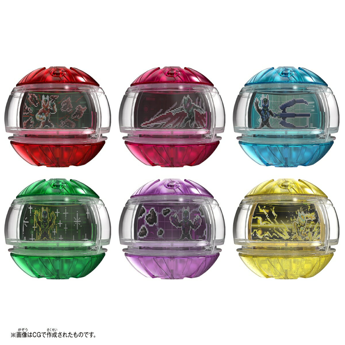 仮面ライダーゼッツ　DXレジェンドライダーカプセムランダムボックス ゼッツver.01（1BOX6個入り）