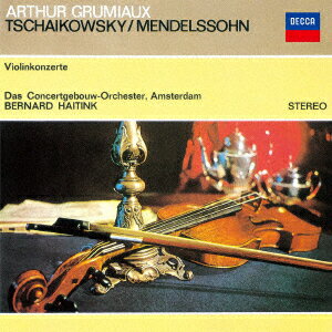 チャイコフスキー&メンデルスゾーン:ヴァイオリン協奏曲 [ アルテュール・グリュミオー ]