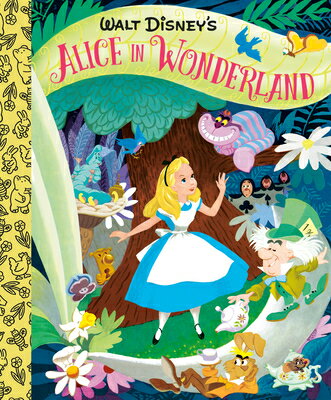 Walt Disney 039 s Alice in Wonderland Little Golden Board Book (Disney Classic) WALT DISNEYS ALICE IN WONDERLA （Little Golden Book） Random House Disney