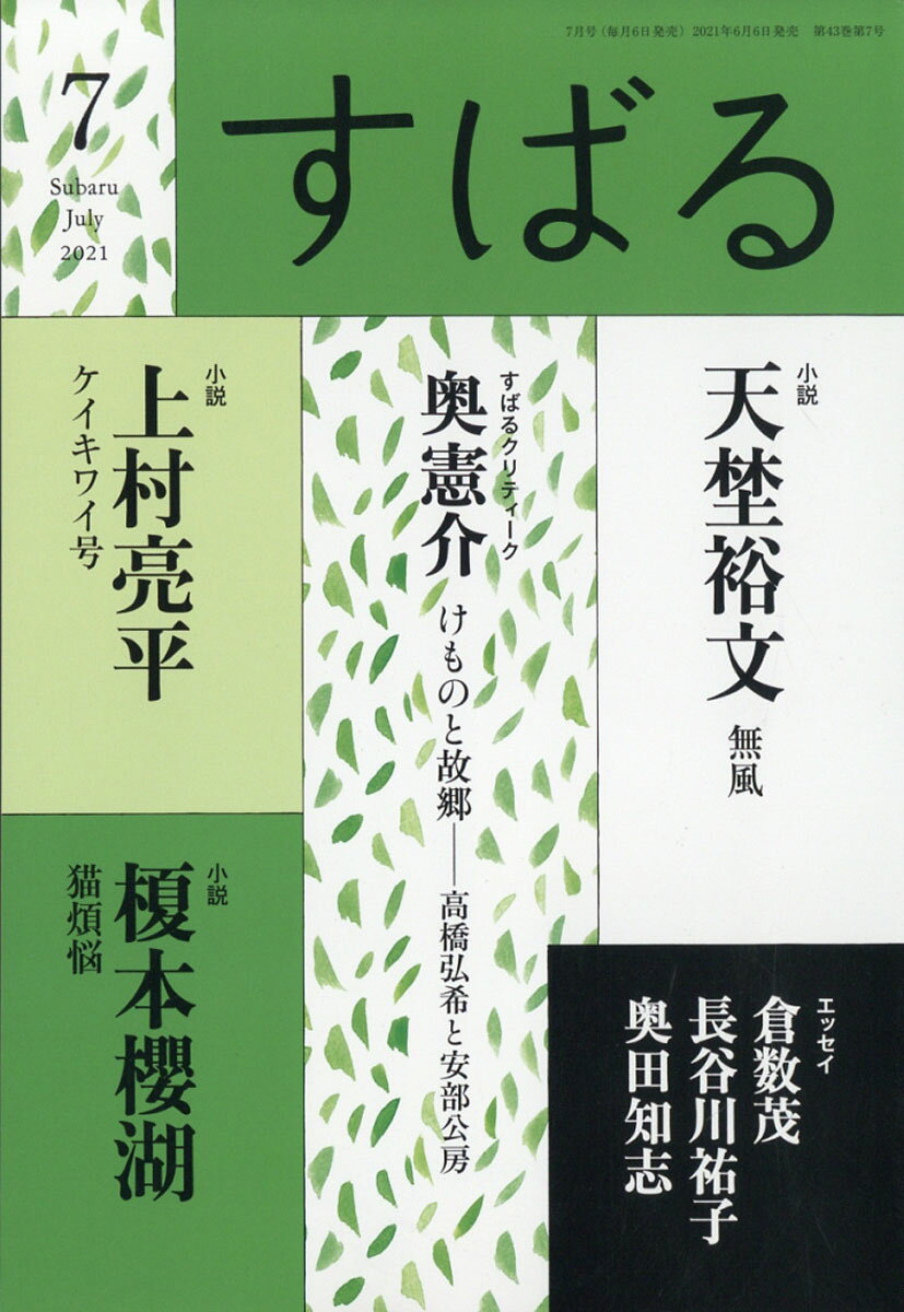 すばる 2021年 07月号 [雑誌]