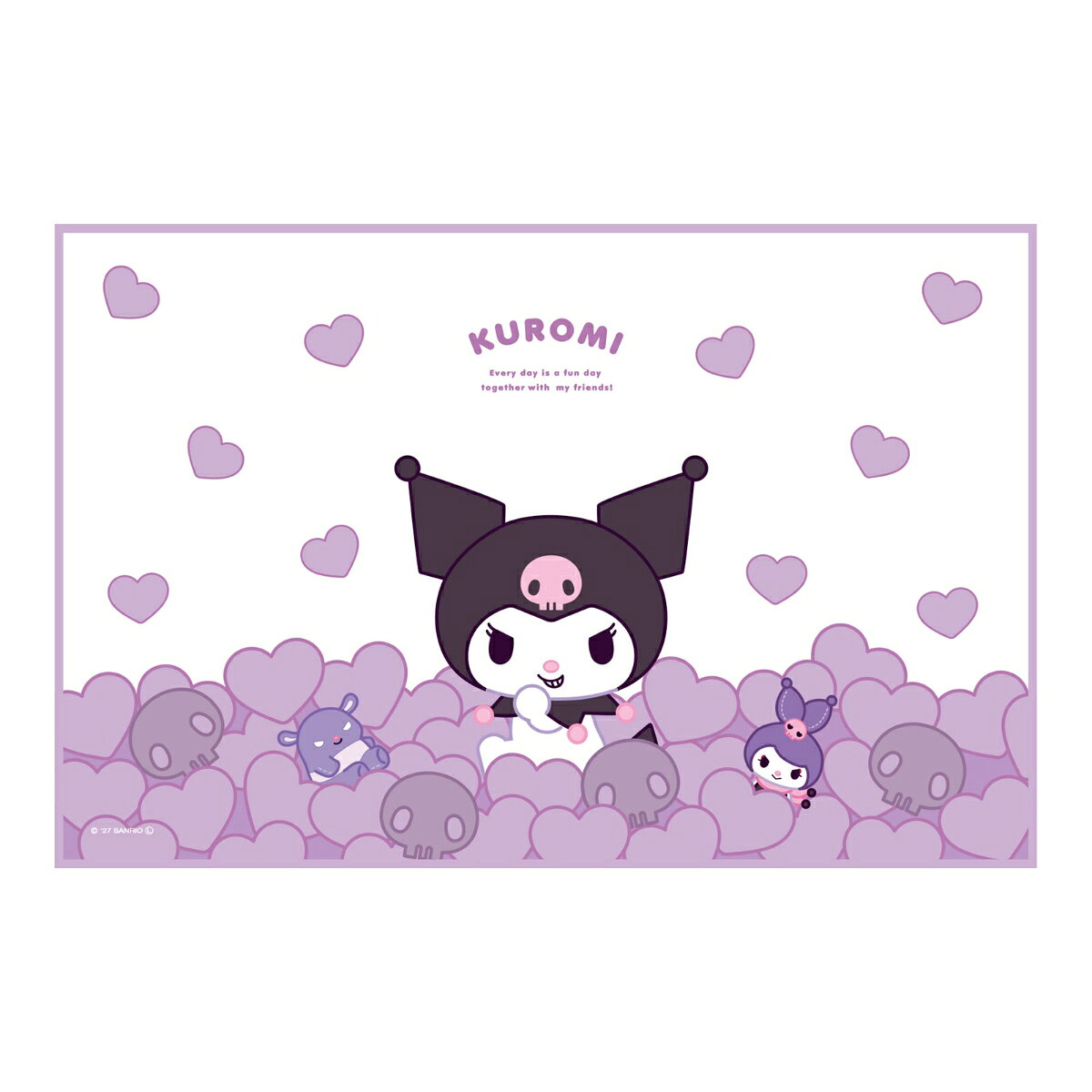 サンリオキャラクターズワイドランチクロス うもれっコ／クロミ