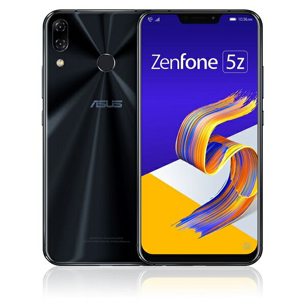 ASUS Zenfone 5Z Seriesシャイニーブラック ZS620KL-BK128S6