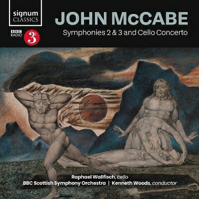 【輸入盤】交響曲第2番、第3番、チェロ協奏曲 ケネス・ウッズ＆BBCスコティッシュ交響楽団、ラファエル・ウォルフィッシュ