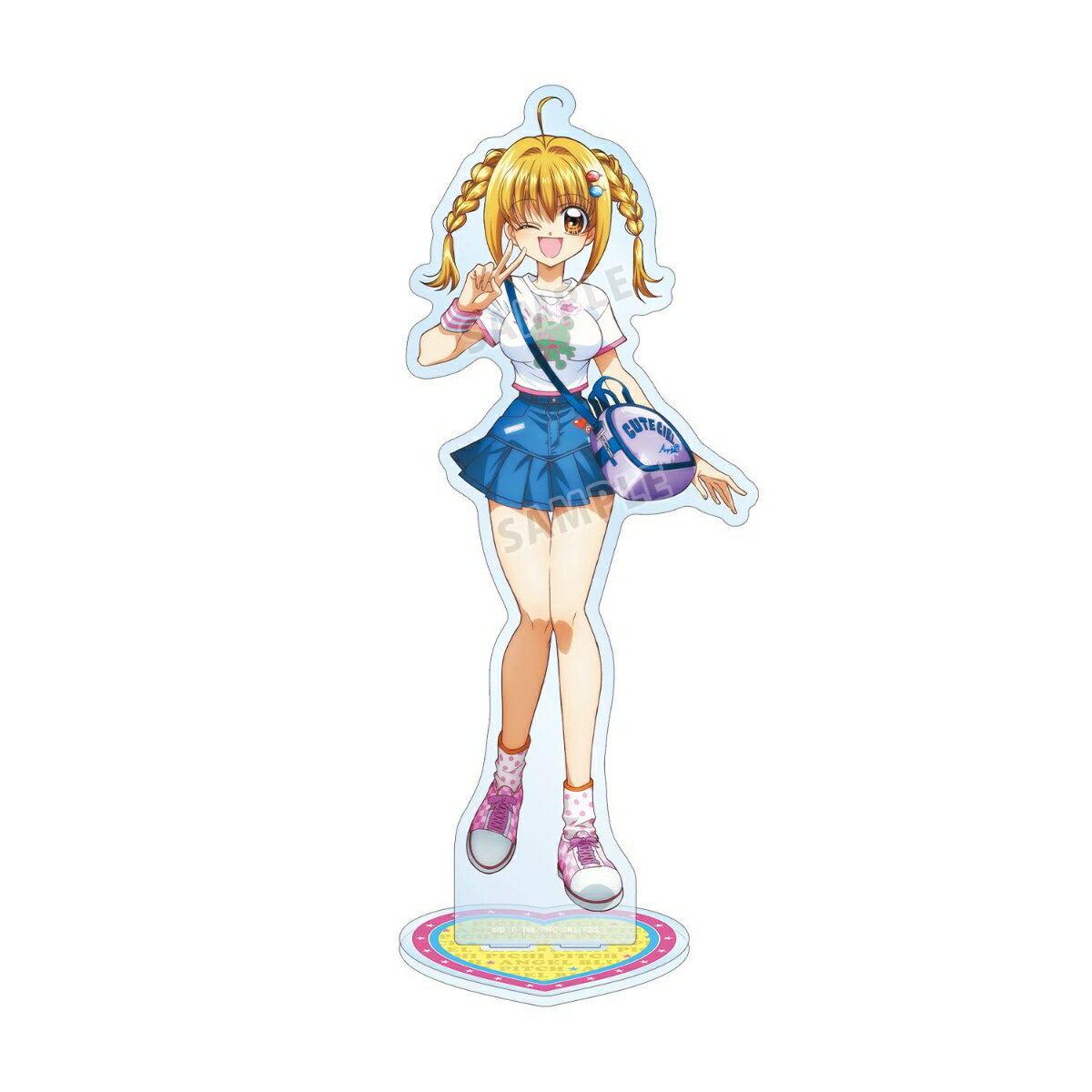 アニメ「ぴちぴちピッチ」ANGEL BLUEコラボ 描き下ろし 七海 るちあ 特大アクリルスタンド ver.A