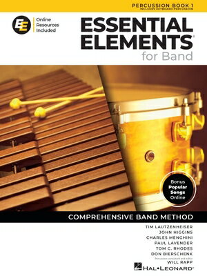 Essential Elements for Band Percussion Book 1 with Eei Online Resources Percussion Method Book and S ESSENTIAL ELEMENTS FOR BAND PE [ Tim Lautzenheiser ]