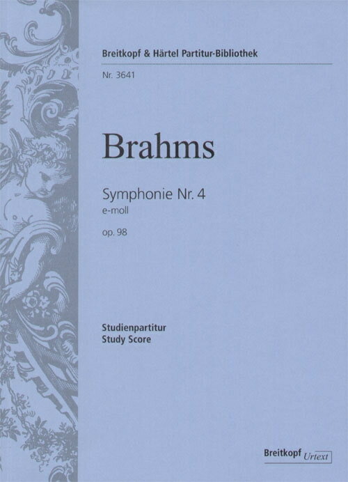【輸入楽譜】ブラームス, Johannes: 交響曲 第4番 ホ短調 Op.98/原典版/ブラームス全集版: スタディ・スコア