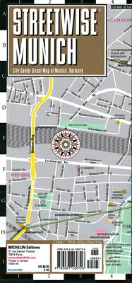 Streetwise Munich Map - Laminated City Center Street Map of Munich, Germany MAP-STREETWISE MUNICH MAP - LA （Michelin Streetwise Maps） [ Michelin ]