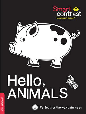 Smartcontrast Montessori Cards(tm): Hello, Animals: 20 Durable Double-Sided High-Contrast Cards with FLSH CARD-SMARTCONTRAST CARDS （Smartcontrast Montessori Cards(tm)） 