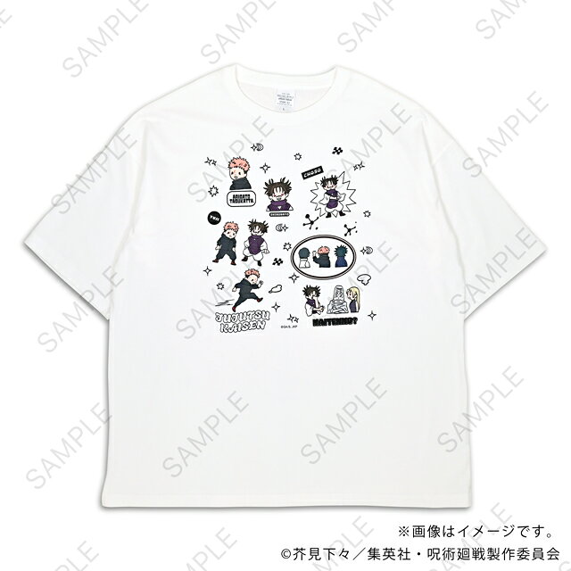 呪術廻戦 ビィズニィズ ビッグTシャツC（虎杖・脹相・九十九・天元）