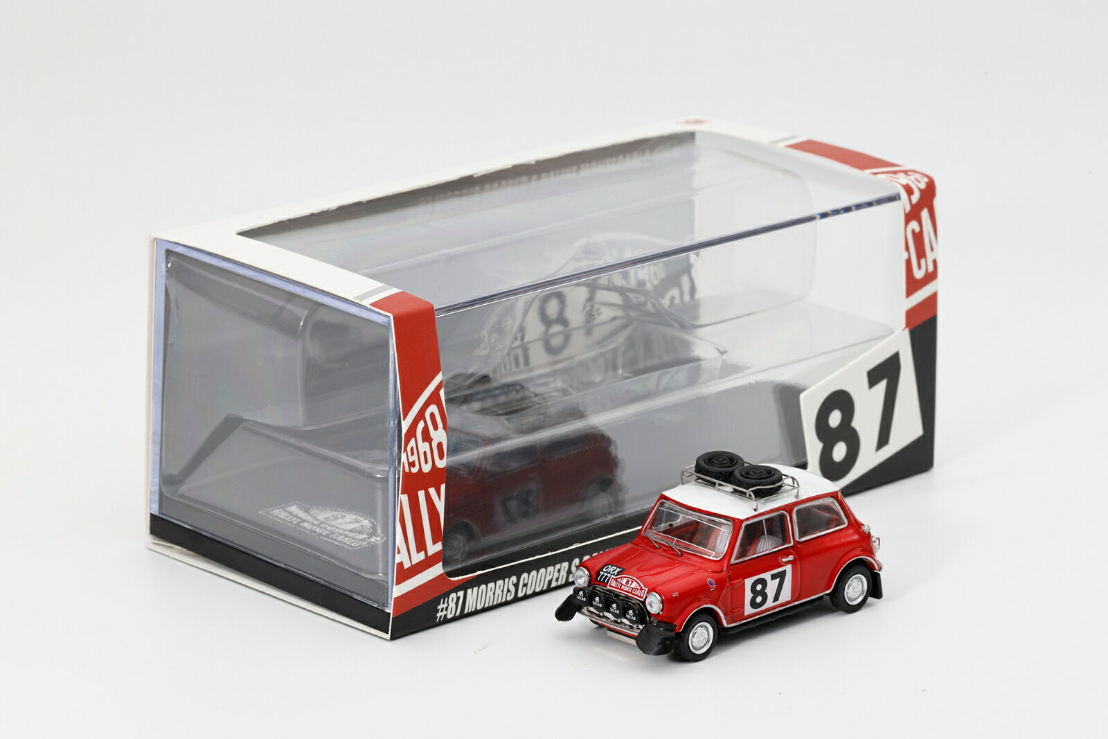 ゲインコーププロダクツ 1/64 Mini Cooper #87 スペアタイヤ X2個付レッド 【KS078-660】 (ミニカー)