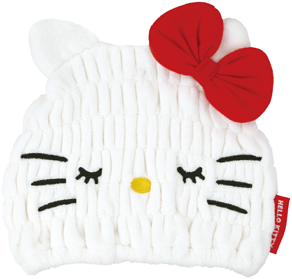 サンリオ ハローキティ ねむねむ タオルキャップ 吸水 速乾 キャラクター ヘアキャップ