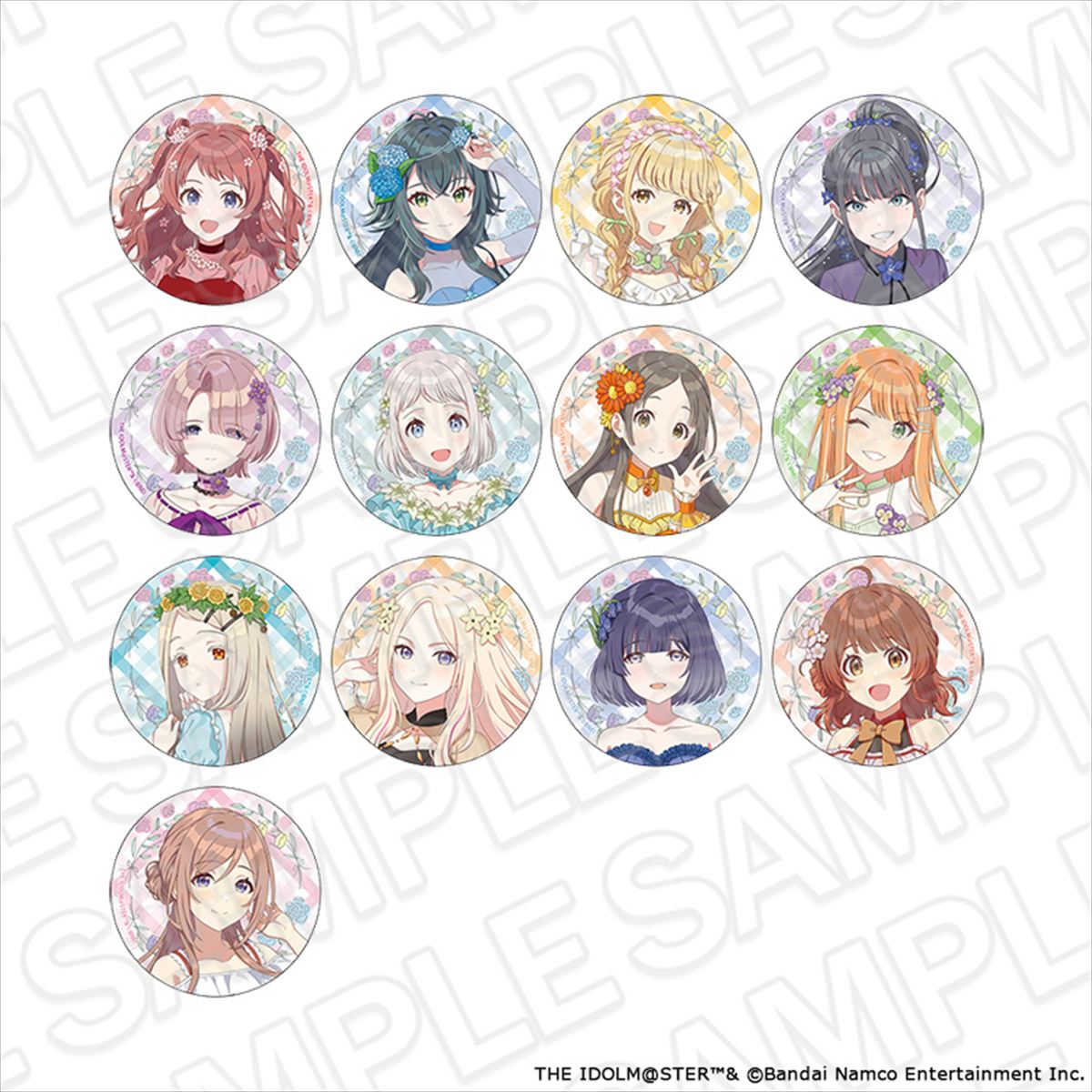 学園アイドルマスター カンバッジ（ランダム） floral dress ver．