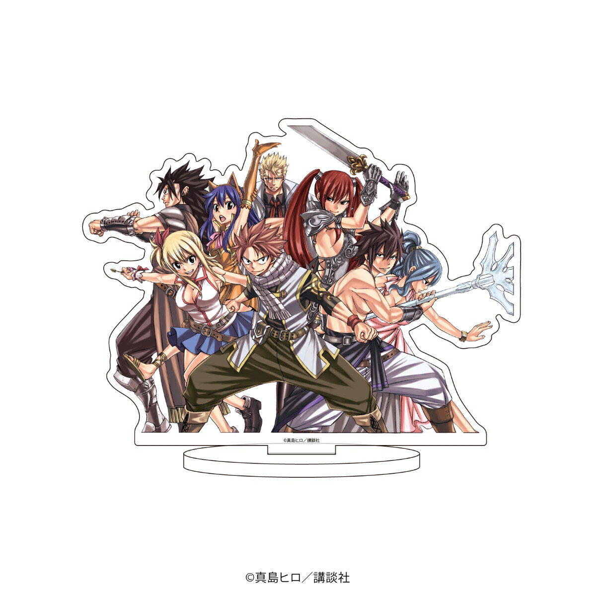 キャラアクリルフィギュア「FAIRY TAIL」06/集合デザインA(公式イラスト)【グッズ】