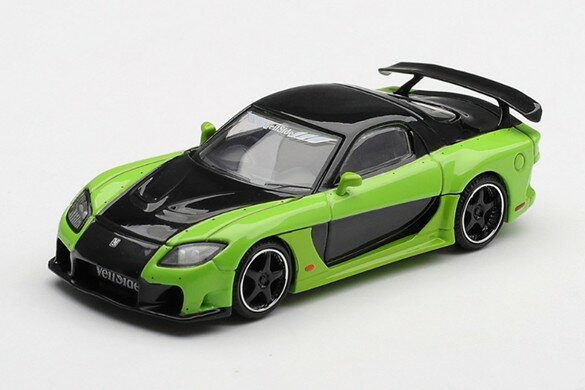 MINI-GT 1/64 マツダ RX-7 VeilSide Fortune7 Green(左ハンドル) 【MGT01223-BL】 (ミニカー)