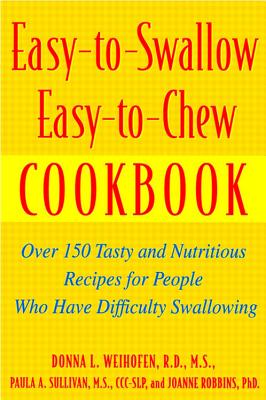 Delicious and nourishing recipes that are easy to eat and swallow 
The simple act of eating is a challenge for millions of people whose ability to chew and swallow has been compromised by the debilitating effects of age or disease. The Easy-to-Swallow, Easy-to-Chew Cookbook presents a collection of more than 150 nutritious recipes that make eating enjoyable and satisfying for anyone who has difficulty chewing or swallowing. It also shares helpful tips and techniques to make eating easier for the elderly and those with such diseases as Parkinson's, AIDS, or head and neck cancers. 
Donna L. Weihofen, RD, MS (Verona, WI), is a nutritionist and the author of The Cancer Survival Cookbook (0-471-34668-3) and Magic Spices (Wiley: 0-471-34683-7).
JoAnne Robbins, PhD (Madison, WI), is founder of the University of Wisconsin's clinical Swallowing Service.
Paula A. Sullivan, MS, CCC-SLP (Madison, WI), is a speech pathologist who specializes in swallowing rehabilitation.