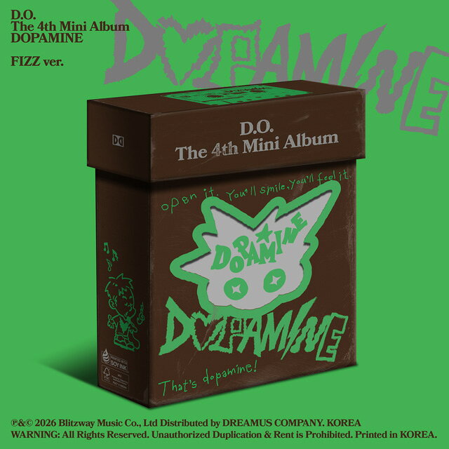 EXOのメンバーであるD.O(ディオ)が4集ミニ・アルバムでカムバック！

※150x180x63mm。