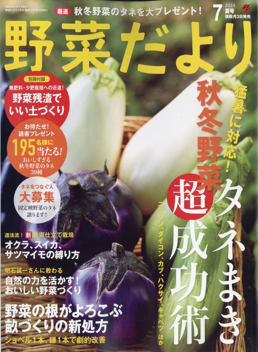 野菜だより 2024年 7月号 [雑誌]