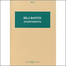 【輸入楽譜】バルトーク, Bela: 弦楽のためのディヴェルティメント: スタディ・スコア