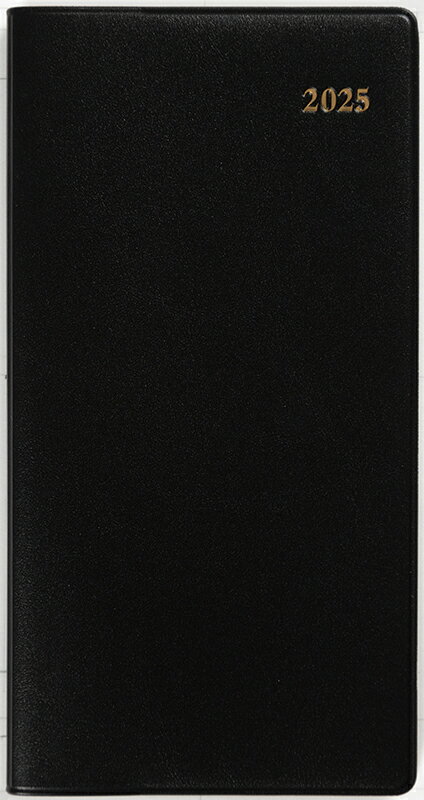 2025年 手帳 1月始まり No.75 ニューダイアリー 8 [黒]高橋書店 手帳判 マンスリー