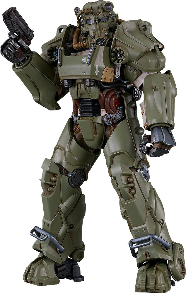 ゲームシリーズ『Fallout』より、T-60パワーアーマーがミリタリー仕様となってPLAMATEAに登場！
・接着剤不要のスナップフィットモデル
・付属物：「ミニガン」「アサルトライフル」「10mmピストル」「フュージョン・コア」「ヌカ・コーラ」他
・一部の色分けは塗装済みパーツにより再現

※画像は塗装済みの完成見本です。
※「PLAMATEA ミリタリー T-60（戦前） パワーアーマー」以外は付属いたしません。
※画像は開発中の設計データを元にしたCGです。
※掲載の写真はサンプル品を撮影しています。
実際の商品とは一部仕様等異なる場合があります。

(C) 2026 ZeniMax. ZeniMax, Bethesda Game Studios, and Fallout are trademarks of the ZeniMax group of companies. All rights reserved.

・ホビー系商品についての諸注意
メーカー都合により発売の大幅な延期が発生する可能性がございます。
予約商品についてはメーカーから順次入荷次第の発送となります。メーカー公表の発売日とは異なる場合がございますのでご了承ください。【対象年齢】：【商品サイズ (cm)】(高さ）：20