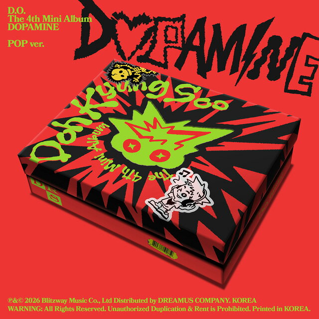 EXOのメンバーであるD.O(ディオ)が4集ミニ・アルバムでカムバック！

※195x153x50mm。