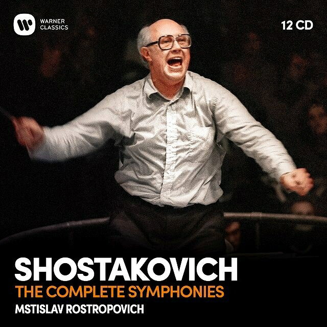 【輸入盤】交響曲全集 ムスティスラフ・ロストロポーヴィチ＆ワシントン・ナショナル交響楽団、ロンドン交響楽団（12CD）