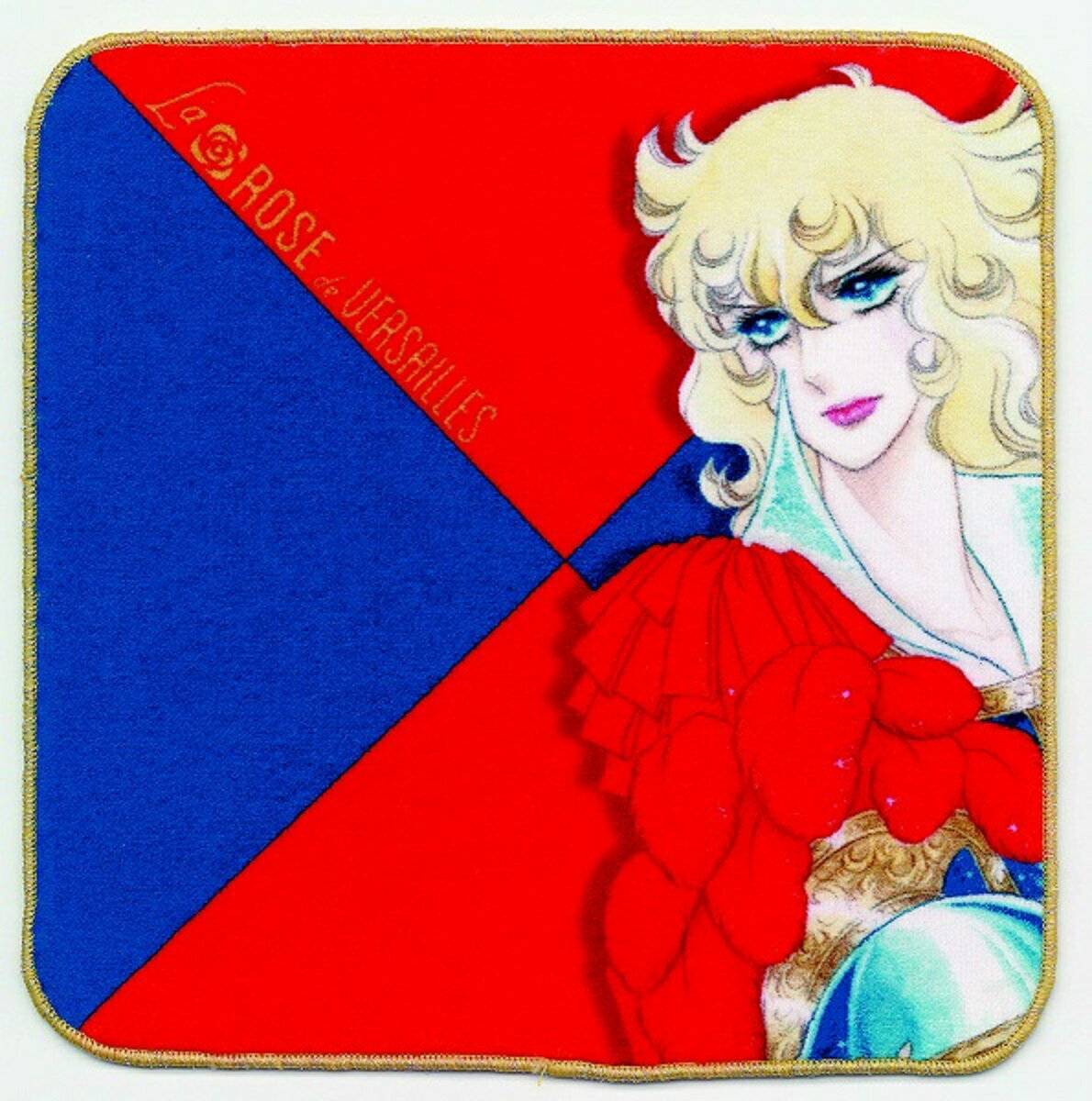 ベルサイユのばら ミニタオルG（赤×紺）