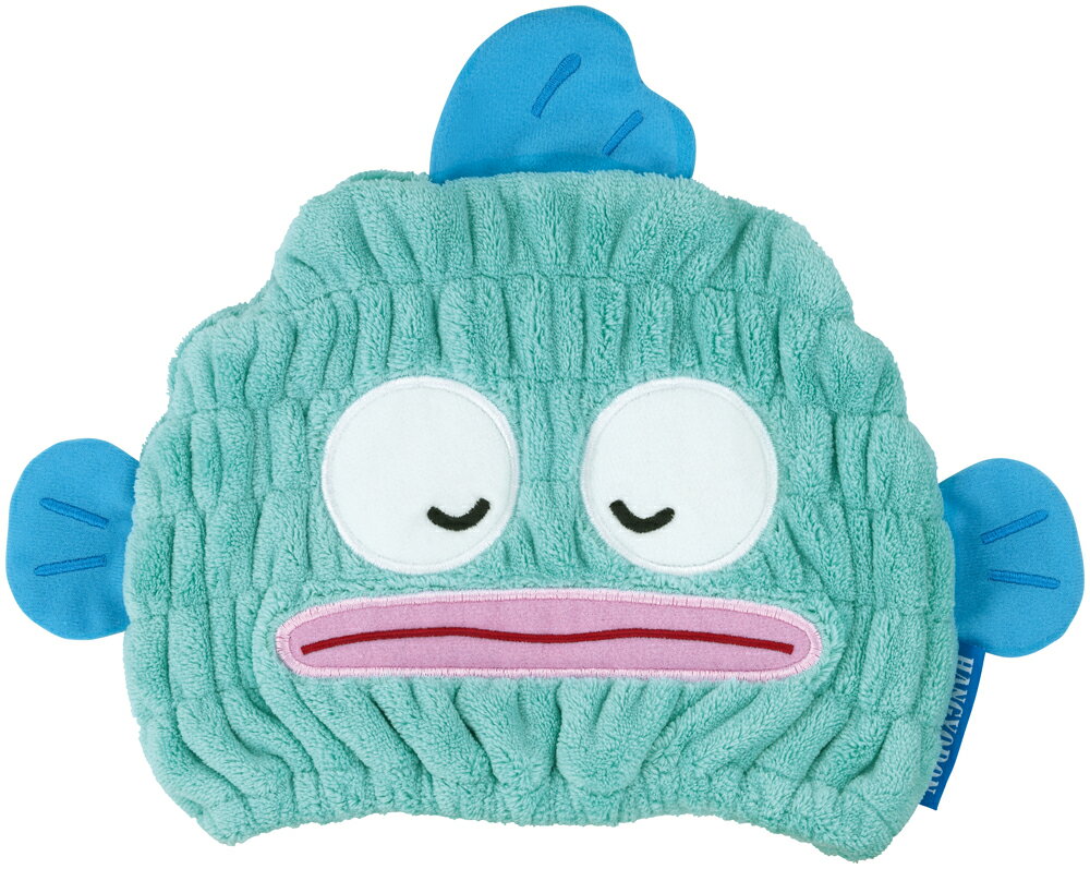 サンリオ ハンギョドン ねむねむ タオルキャップ 吸水 速乾 キャラクター ヘアキャップ