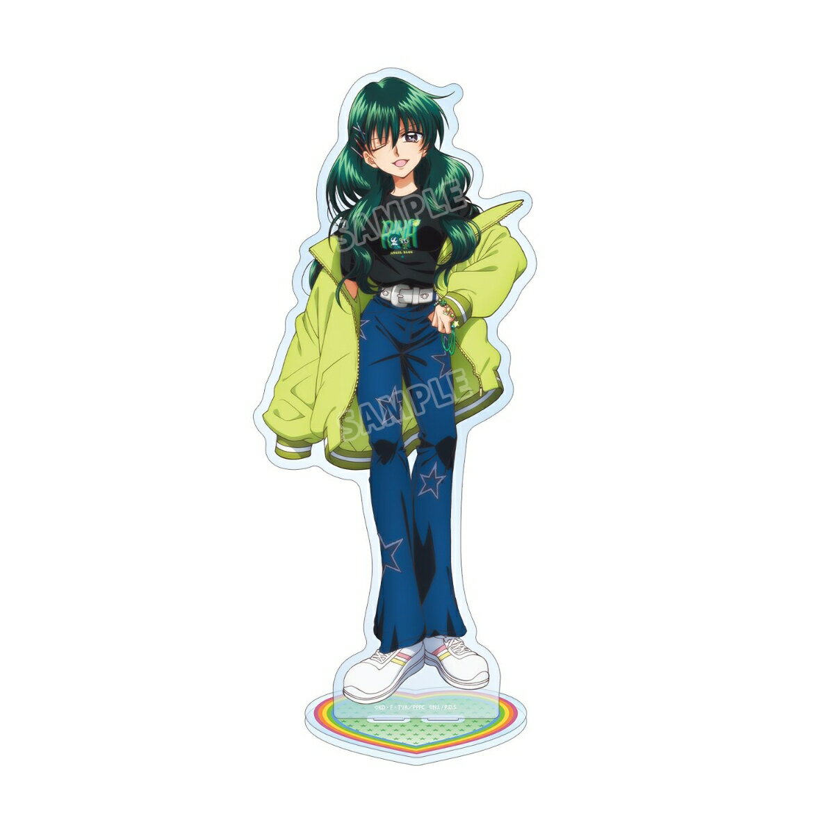アニメ「ぴちぴちピッチ」ANGEL BLUEコラボ 描き下ろし 洞院 リナ 特大アクリルスタンド ver.B