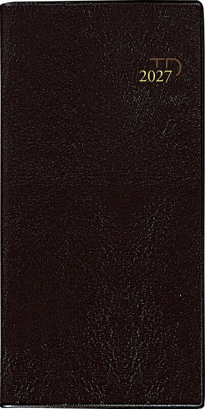 2027年　手帳　1月始まり　No.77　ニューダイアリー 2　　[茶]高橋書店　手帳判　　ウィークリー