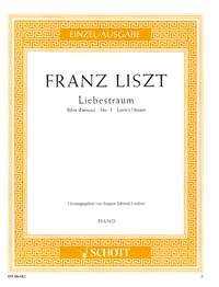 【輸入楽譜】リスト, Franz(Ferenc): 愛の夢 第3番 変イ長調