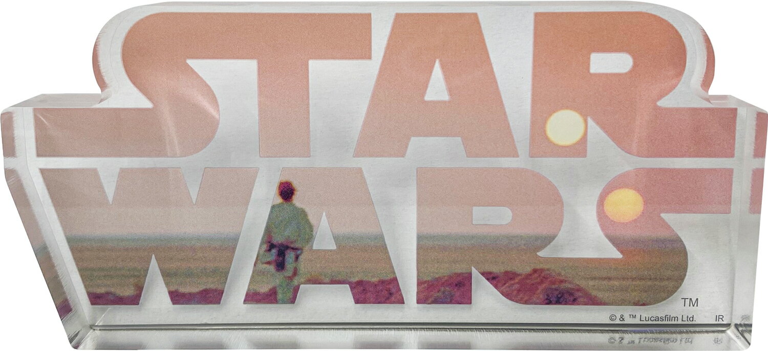 STAR WARS SAGA　SW SAGA／ロゴアクリルブロック