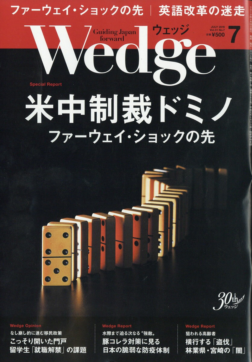 Wedge(ウェッジ) 2019年 07月号 [雑誌]