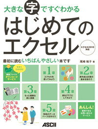 大きな字ですぐわかる　はじめてのエクセル　エクセル　2010対応