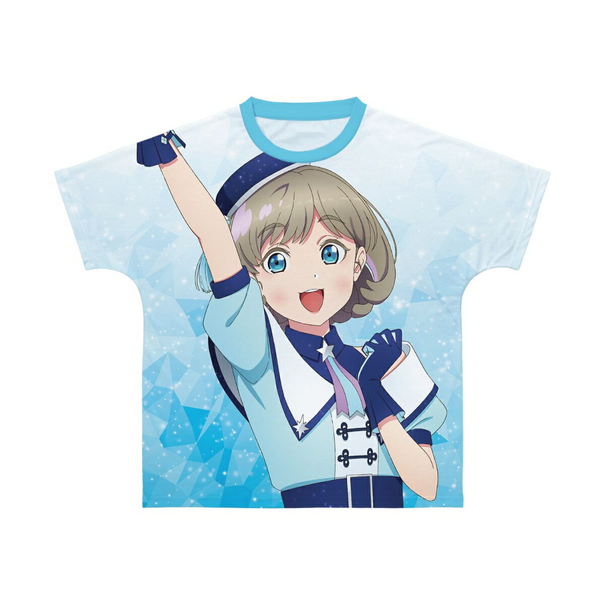 ラブライブ！スーパースター!!描き下ろし 唐 可可 スーパースター!!ver. フルグラフィックTシャツユニセックス(サイズ/XS)