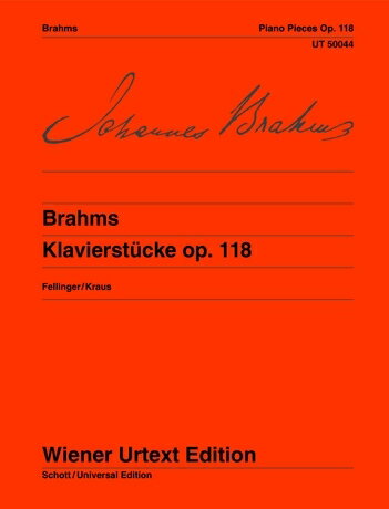 【輸入楽譜】ブラームス, Johannes: 6つの小品 Op.118/ウィーン原典版/Fellinger編/クラウス運指