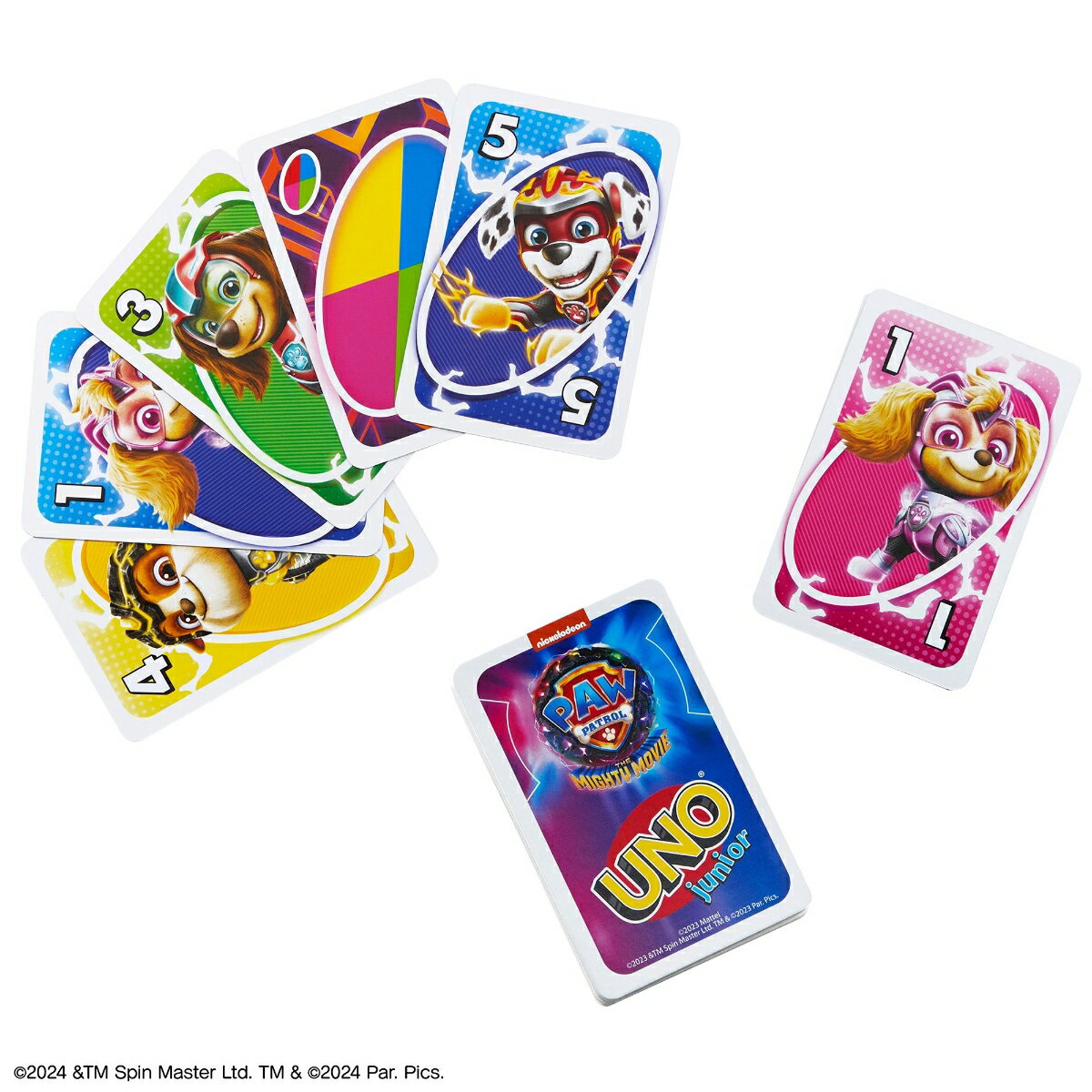 マテルゲーム(Mattel Game) ウノ(UNO) 　ウノ ジュニア パウ・パトロール ザ・マイティ・ムービー【カードゲーム】【カード56枚 2~4人用】 【3才~】 HPY62 2