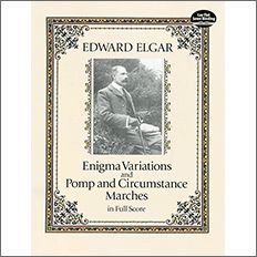 【輸入楽譜】エルガー, Edward: エニグマ変奏曲 Op.36、威風堂々 Op.39: 大型スコア