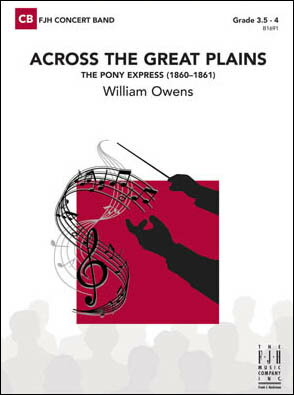 【輸入楽譜】バルメイジズ, Brian: グレートプレーンズを駆ける - ポニー・エクスプレス 1860-1861: スコアとパート譜セット